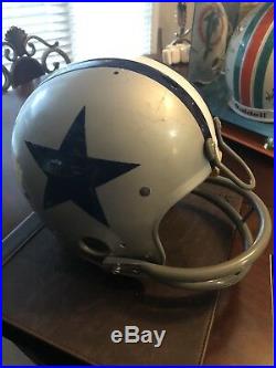 Vintage Dallas Cowboys TK Riddell Suspension Helmet. Not A Replica. Bull Ring