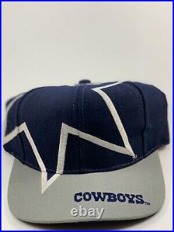 Vintage Dallas Cowboys The Game Big Logo Snapback Hat Cap 90's