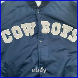 Vintage Dallas Cowboys Throwback Satin Starter Jacket XL NFL