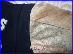 Vintage Dallas Cowboys Throwback Super Bowls Bomber Letterman Jacket Size LG