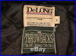 Vintage Dallas Cowboys Throwback Wool Leather Varsity Jacket Large SUPER RARE