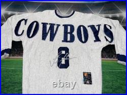 Vintage Dallas Cowboys Troy Aikman Sweatshirt 90s Quarterback Club Sz XL Used
