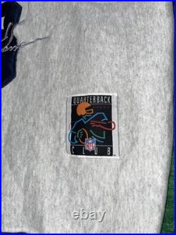 Vintage Dallas Cowboys Troy Aikman Sweatshirt 90s Quarterback Club Sz XL Used