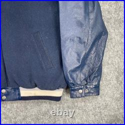 Vintage Dallas Cowboys Varsity Jacket Mens Large Navy Blue Wool Jeff Hamilton Vintage Dallas Cowboys Varsity Jacket Mens Large Navy Blue Wool Jeff Hamilton