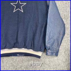 Vintage Dallas Cowboys Varsity Jacket Mens Large Navy Blue Wool Jeff Hamilton Vintage Dallas Cowboys Varsity Jacket Mens Large Navy Blue Wool Jeff Hamilton