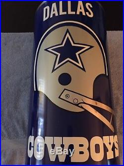 Vintage Dallas Cowboys Waste Trash Can P&K Products Company 6020