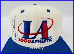 Vintage Early 90's Troy Aikman Autographed Logo Athletic SnapBack Hat/Cap