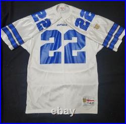 Vintage Emmitt Smith #22 Dallas Cowboys Jersey 90's Rare Stiched Nameplate