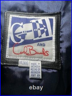 Vintage G-III And Carl Banks Dallas Cowboys Leather Jacket Size XXL