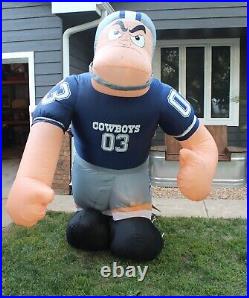 Vintage Gemmy 2004 NFL Dallas Cowboys Giant Lights Up Inflatable 7 Ft /box Rare