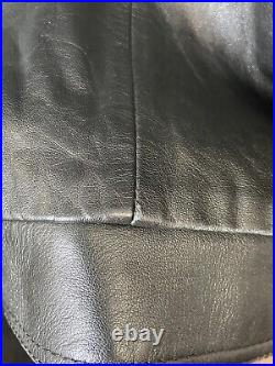 Vintage Jeff Hamilton Dallas Cowboys Leather Jacket Size XL Big Star Logo