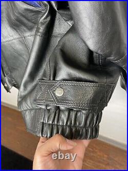 Vintage Jeff Hamilton Dallas Cowboys Leather Jacket Size XL Big Star Logo