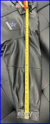 Vintage Jeff Hamilton Dallas Cowboys Leather Jacket Size XL Big Star Logo