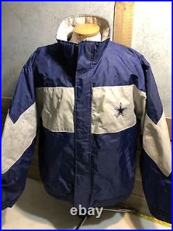 Vintage Jeff Hamilton Dallas Cowboys NFL Jacket Mens XL 1990's No Hood 86