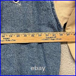 Vintage Lee Sports Dallas Cowboys Jacket Mens XL Blue Denim Varsity NFL Football