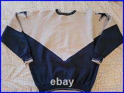 Vintage Legends Athletic Dallas Cowboys Sweatshirt Mens Large Gray Blue EUC