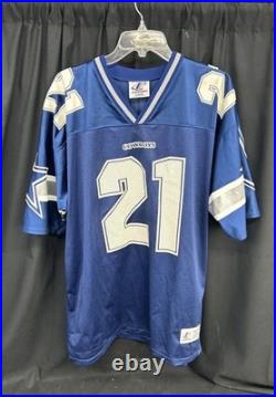 Vintage Logo Athletic Dallas Cowboys Deion Sanders #21 Jersey Size Large