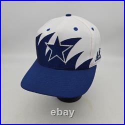 Vintage Logo Athletic Dallas Cowboys Snapback Hat Cap Sharktooth 90s NFL Footbal