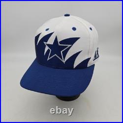 Vintage Logo Athletic Dallas Cowboys Snapback Hat Cap Sharktooth 90s NFL Footbal
