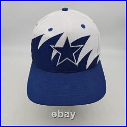 Vintage Logo Athletic Dallas Cowboys Snapback Hat Cap Sharktooth 90s NFL Footbal