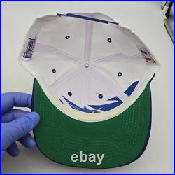 Vintage Logo Athletic Dallas Cowboys Snapback Hat Cap Sharktooth 90s NFL Footbal