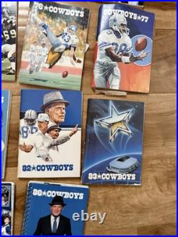 Vintage Lot of 14 NFL Dallas Cowboys Football Media Guide Paperback Books Vintage Lot of 14 NFL Dallas Cowboys Football Media Guide Paperback Books
