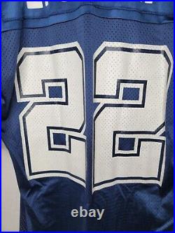 Vintage MADE IN USA Nike 22 Emmit Smith LARGE Jersey Dallas Cowboys NFL Football