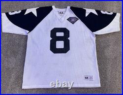 Vintage Made In USA LA Logo Athletic Dallas Cowboys 75th NFL Aikman #8 Sz XL