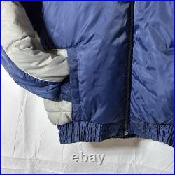 Vintage Mens Dallas Cowboys Pro Player Embroidered Puffer Jacket Size Medium