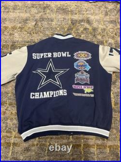 Vintage NFL Dallas Cowboys 5X Superbowl XL Jacket