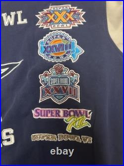 Vintage NFL Dallas Cowboys 5X Superbowl XL Jacket