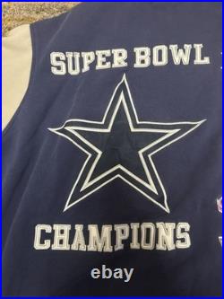 Vintage NFL Dallas Cowboys 5X Superbowl XL Jacket