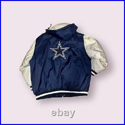 Vintage NFL Dallas Cowboys Reebok Nylon Jacket Size XXL