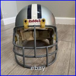 Vintage NFL Dallas Cowboys Riddell Full Size VSR-Y Medium Football Helmet