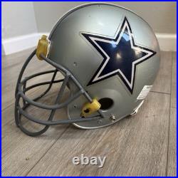 Vintage NFL Dallas Cowboys Riddell Full Size VSR-Y Medium Football Helmet