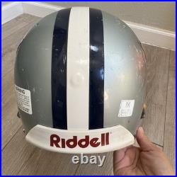 Vintage NFL Dallas Cowboys Riddell Full Size VSR-Y Medium Football Helmet