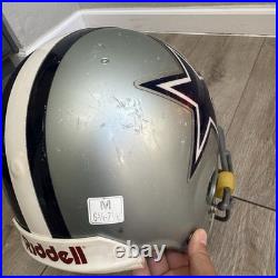 Vintage NFL Dallas Cowboys Riddell Full Size VSR-Y Medium Football Helmet