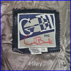 Vintage NFL Dallas Cowboys Soft Leather Jacket Size 2X Large