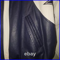 Vintage NFL Dallas Cowboys Soft Leather Jacket Size 2X Large