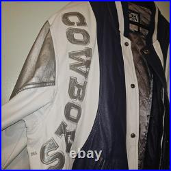 Vintage NFL Dallas Cowboys Soft Leather Jacket Size 2X Large