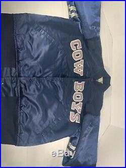 Vintage NFL Dallas Cowboys Starter bomber jacket football varsity outerwear M
