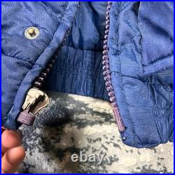 Vintage NFL Pro Line Jacket Mens Medium Blue Dallas Cowboys Football Quilt Lined