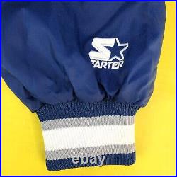 Vintage NFL STARTER Dallas Cowboys Deion Sanders #21 Pullover Jacket Size L vtg Vintage NFL STARTER Dallas Cowboys Deion Sanders #21 Pullover Jacket Size L vtg