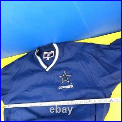 Vintage NFL STARTER Dallas Cowboys Deion Sanders #21 Pullover Jacket Size L vtg Vintage NFL STARTER Dallas Cowboys Deion Sanders #21 Pullover Jacket Size L vtg