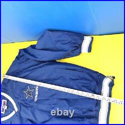 Vintage NFL STARTER Dallas Cowboys Deion Sanders #21 Pullover Jacket Size L vtg Vintage NFL STARTER Dallas Cowboys Deion Sanders #21 Pullover Jacket Size L vtg