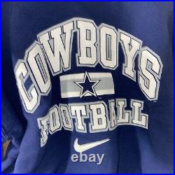 Vintage Nike Dallas Cowboys Football NFL Pro Line Men's L Sweatshirt
