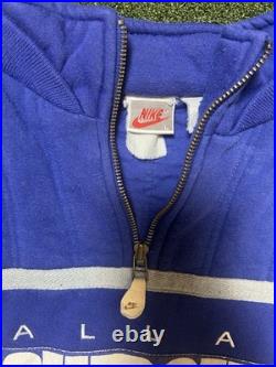 Vintage Nike Dallas Cowboys Pullover Sweatshirt Size L 90s Rare Blue NFL Sweater