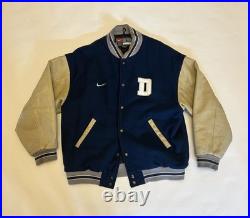 Vintage Nike Embroidered Dallas Cowboys Letterman Jacket Size L