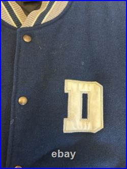 Vintage Nike Embroidered Dallas Cowboys Letterman Jacket Size L