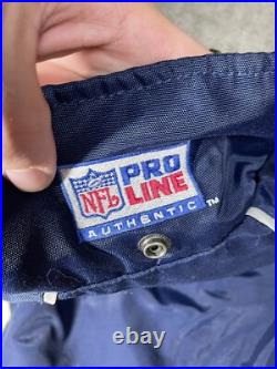 Vintage Nike Pro Line Dallas Cowboys Full Zip Puffer Coat NFL Nike Jacket Sz. L